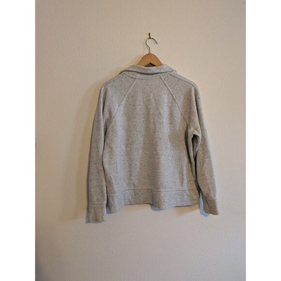 Nike Gray quarter zip pullover Sweater size M - Picture 7 of 8